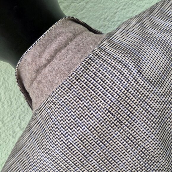 TRAVEL SMITH Men's Vintage Silk/Wool Blend Houndstooth Special Travel Blazer - Picture 10 of 17